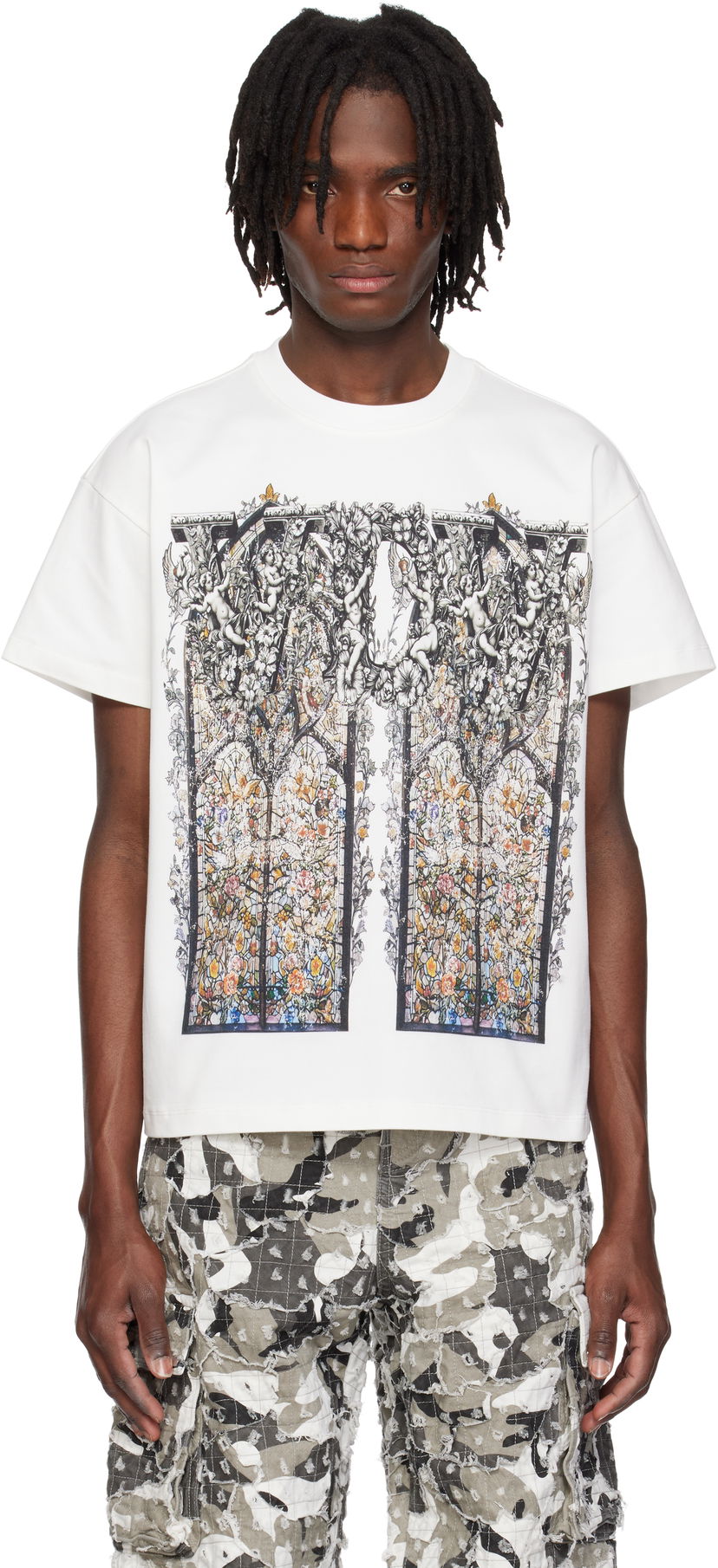 T-shirt Who Decides War Who Decides War Ignatius Graphic Short Sleeve T-Shirt Hvid | 1110280001SS25