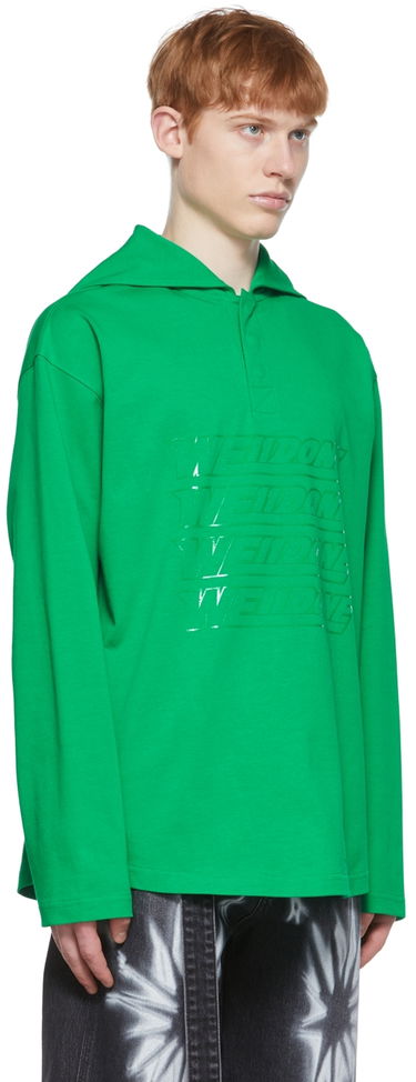 Polo skjorte We11done We11done Cotton Henley Grøn | WD-TT1-22-554-U-GR, 1