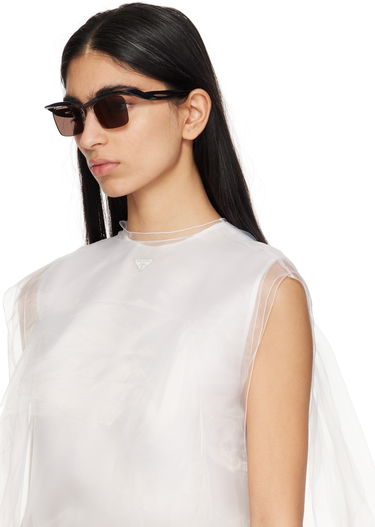 Solbriller Prada Prada Twisted Frame Square Sunglasses Sort | 0PR A15S 8056262076125, 3