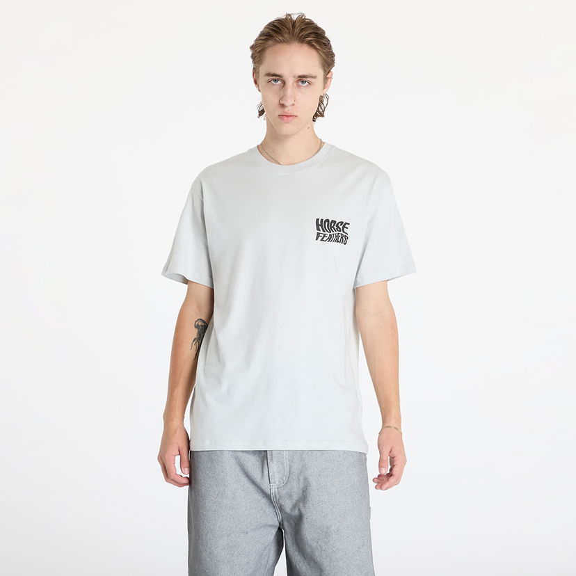 T-shirt Horsefeathers Distort T-Shirt Cement M Grå | SM1366C