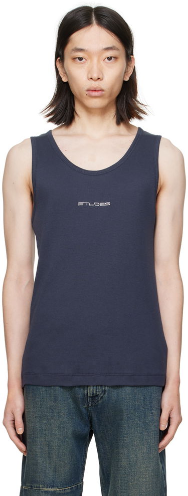 Tanktop Études Pippen Tank Top Mørkeblå | E24MM161A03244, 0