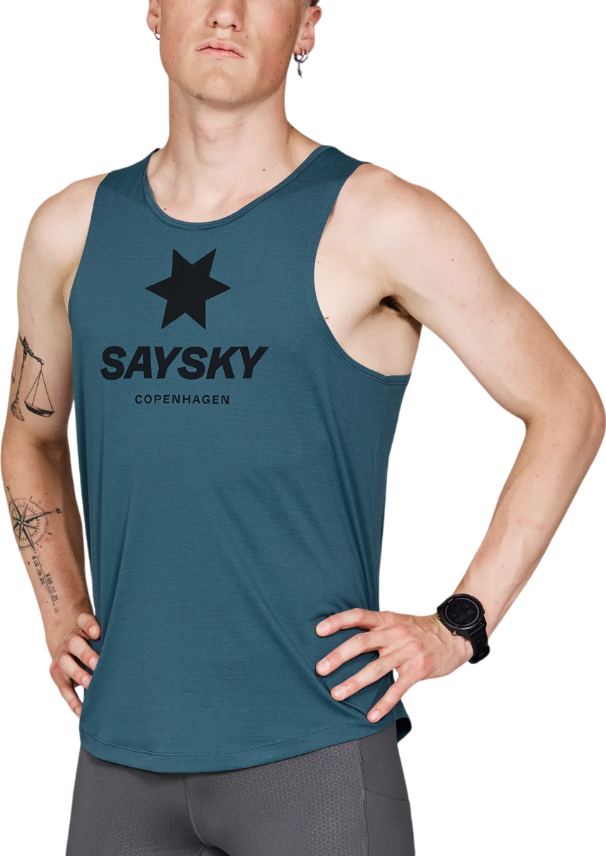 Tanktop Saysky Saysky Logo Combat Singlet Turkis | mmrsi30c2008, 0