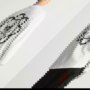 T-shirt Mastermind WORLD Skull Emblem Pocket Long Sleeve T-Shirt Hvid | MW25S15-TS066-011, 3