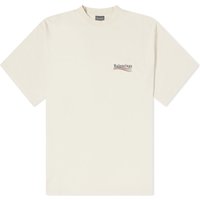 T-shirt Balenciaga Political Campaign T-Shirt Beige | 641675-TKVJ1-9711, 1