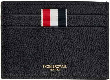 Tegnebog Thom Browne Leather Card Holder Sort | MAW020L-00198, 0