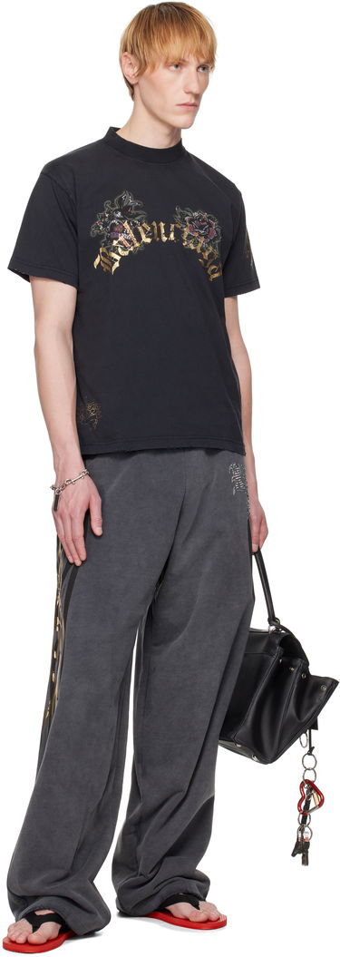 T-shirt Balenciaga Balenciaga Tacky Tattoo T-Shirt Sort | 809122TRVZ2, 3