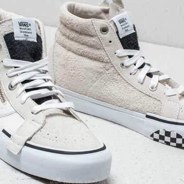 Sneakers og sko Vans Cut & Paste SK8-Hi Cap LX Hvid | VN0A3TKMUC0, 5