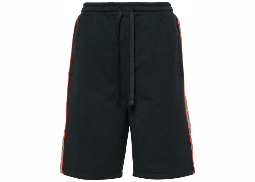 Shorts Gucci GG Insert Jogging Shorts Black Sort | 770795 XJF35