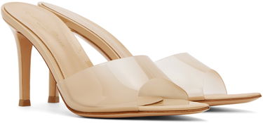 Sneakers og sko Gianvito Rossi Elle 85 Heeled Sandals Beige | G11050-85RIC-GSV, 3