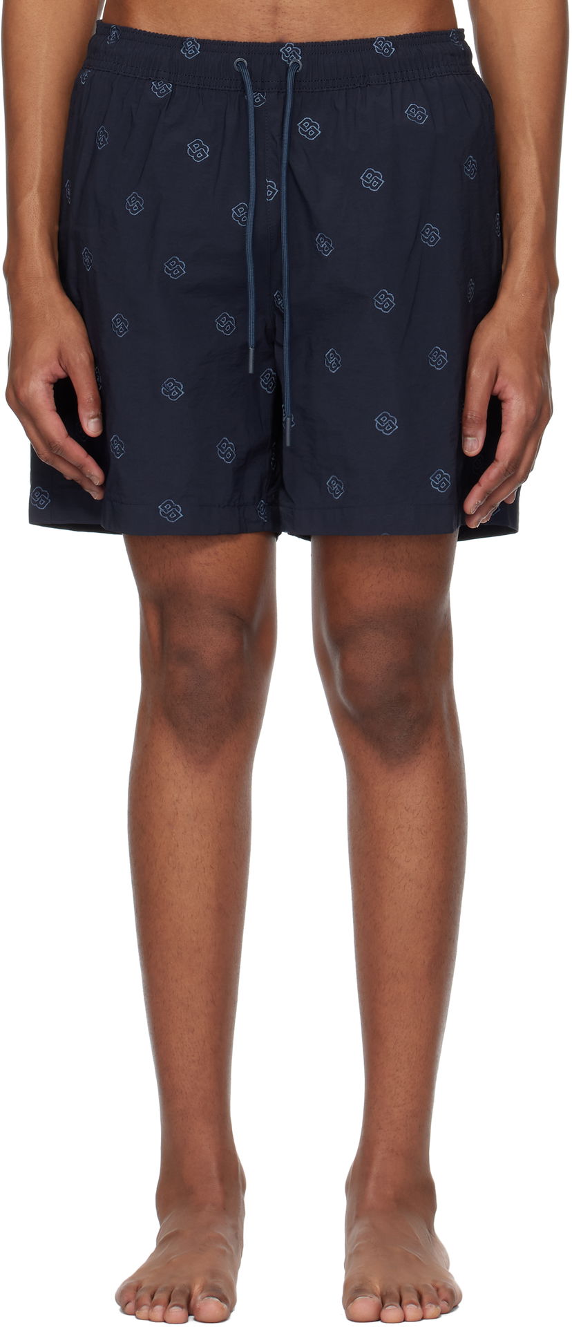 Badetøj BOSS BOSS Quick-Dry Swim Shorts Mørkeblå | 50535785