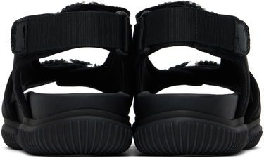 Sneakers og sko Cecilie Bahnsen Valeria Flower Embellished Platform Sandals Sort | 4.24FTW30013 VALERIA, 1