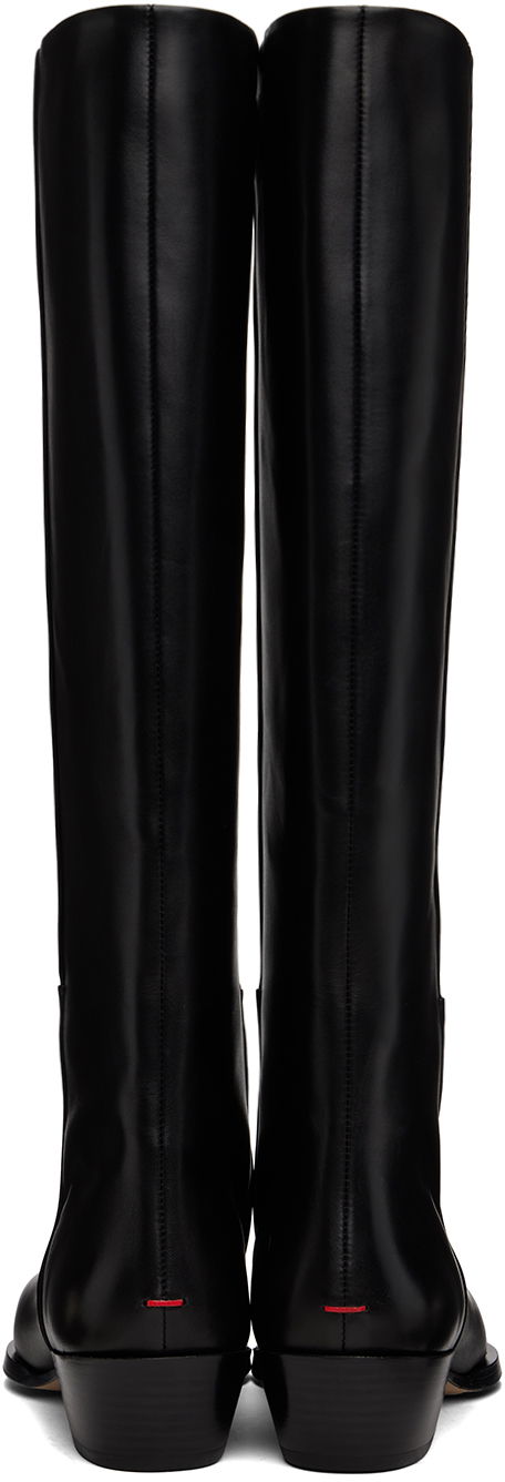 Tøj Aeyde Aeyde Arla Leather Cowboy Tall Boots Sort | A11-KB-ARUP40CH116-FW24-800-001, 1