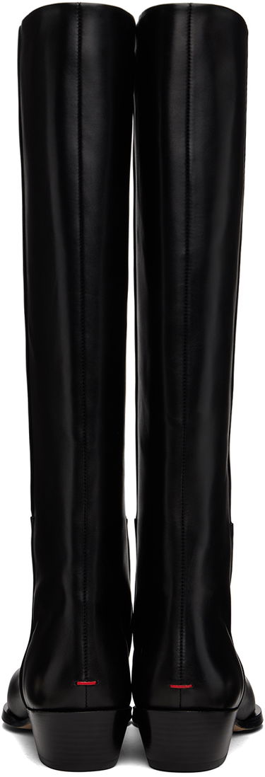 Tøj Aeyde Aeyde Arla Leather Cowboy Tall Boots Sort | A11-KB-ARUP40CH116-FW24-800-001, 1