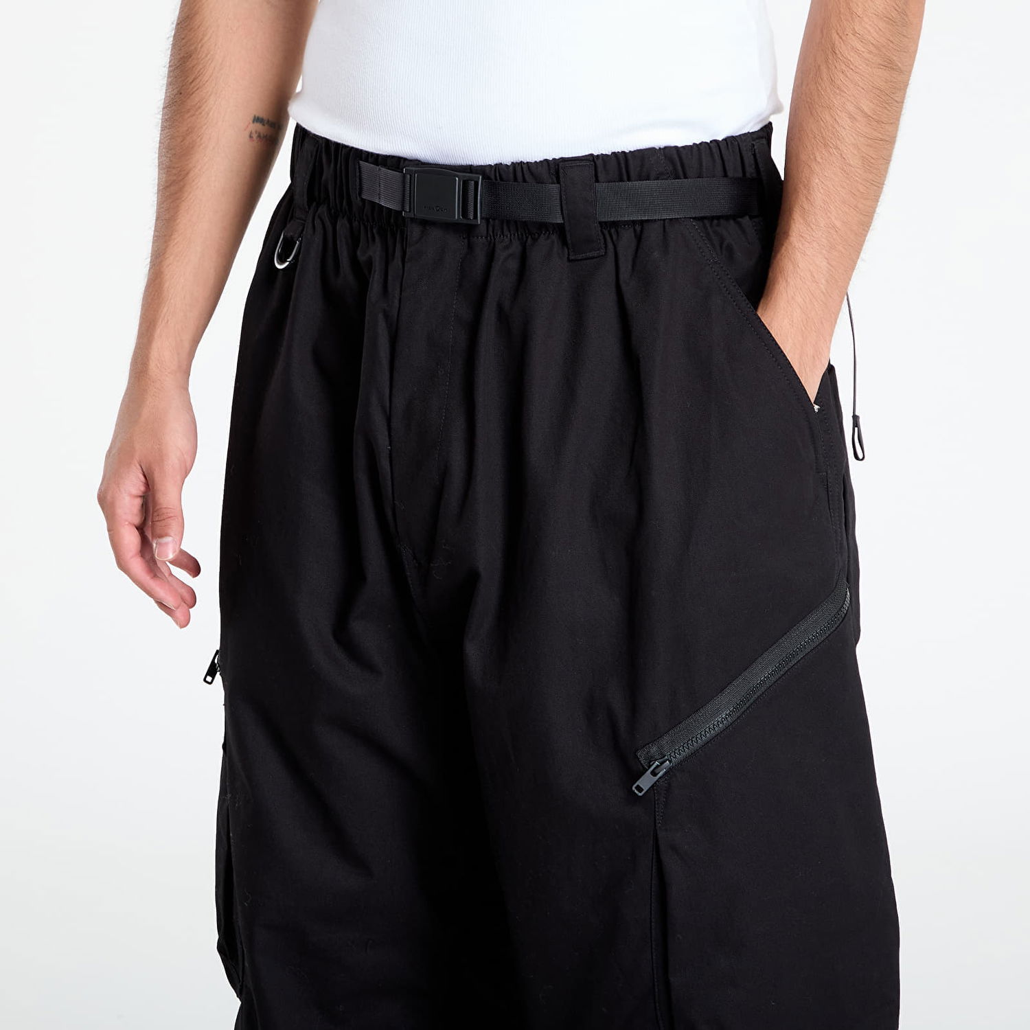 Cargo bukser Y-3 Y-3 Twill Cargo Pants Sort | JW4621, 1