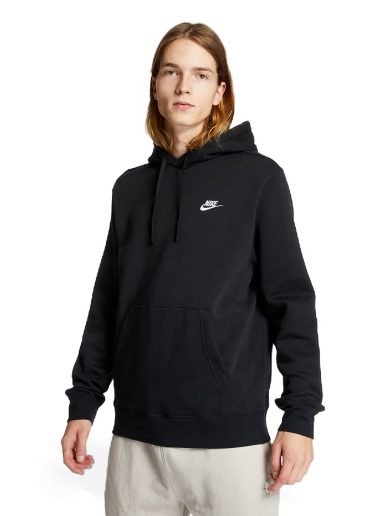 Sweatshirt Nike NSW Club Hoodie PO Sort | BV2654-010