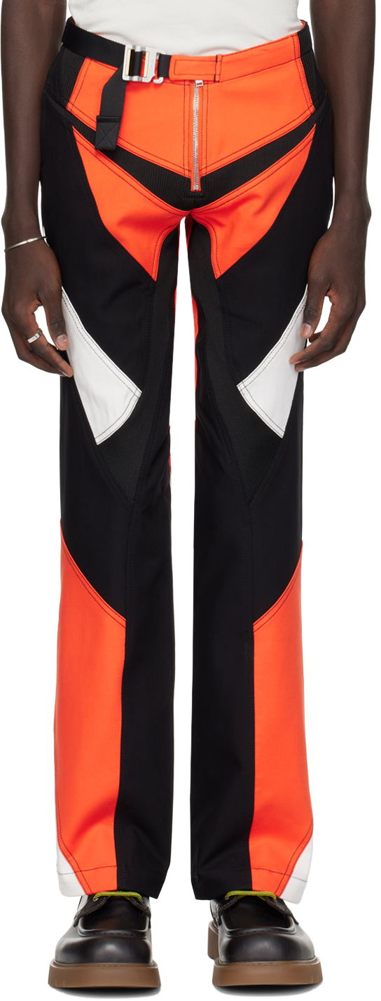 Cargo bukser Dion Lee Panel Moto Trousers Orange | C2127S23, 0