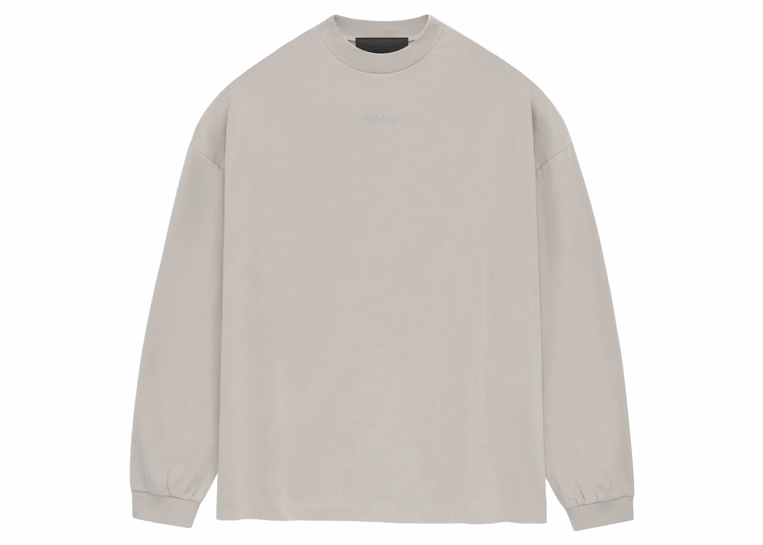 T-shirt Fear of God Essentials LS Tee Silver Cloud Grå | 125BT232012F, 0