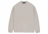 Essentials LS Tee Silver Cloud