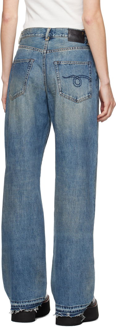 Jeans R13 R13 D'Arcy Loose Jeans Blå | R13WD038-D213C, 2