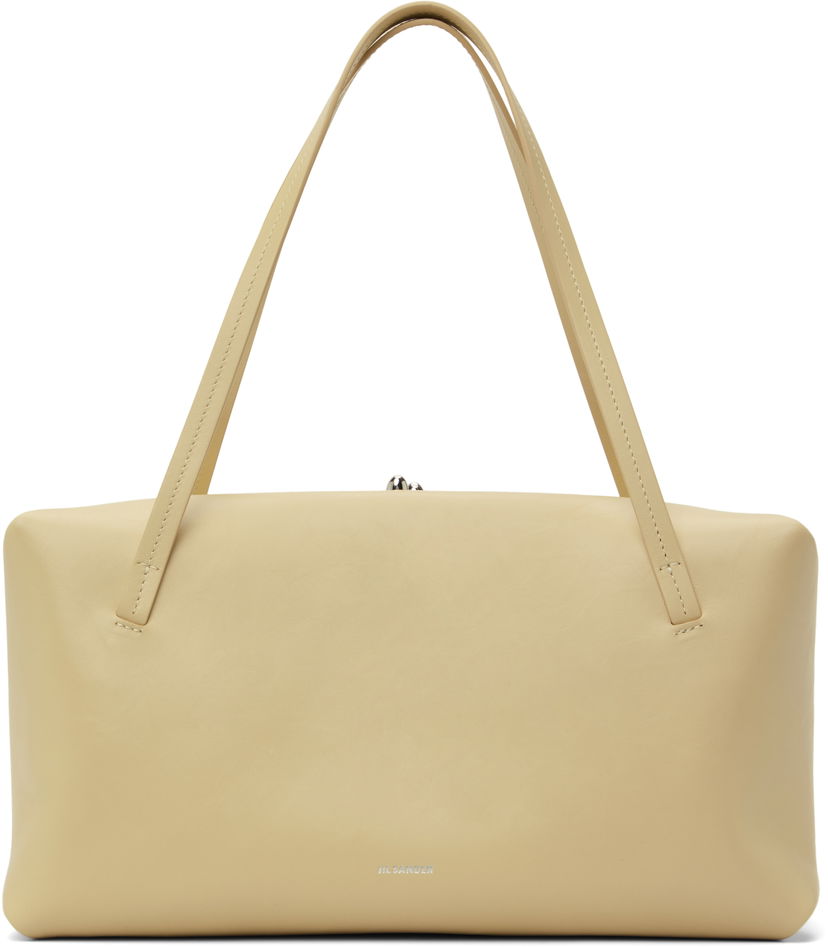 Håndtaske Jil Sander Jil Sander Goji Pillow Medium Bag Beige | J08WD0065_P5635