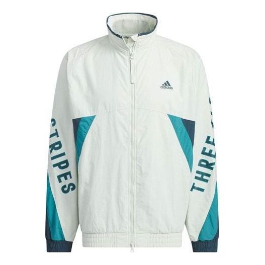 Vindjakke adidas Originals Word Woven Jacket Hvid | IS5148