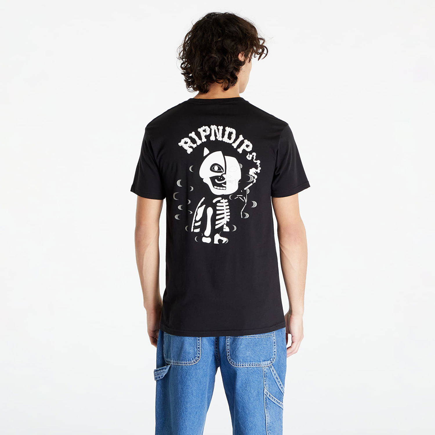 T-shirt RIPNDIP Skelly Nerm Smokes Tee Sort | RND10248, 1