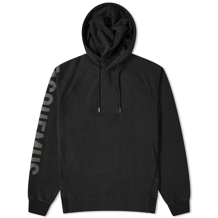 Sweatshirt Jacquemus Typo Hoodie Sort | 24E245JS234-2341-990