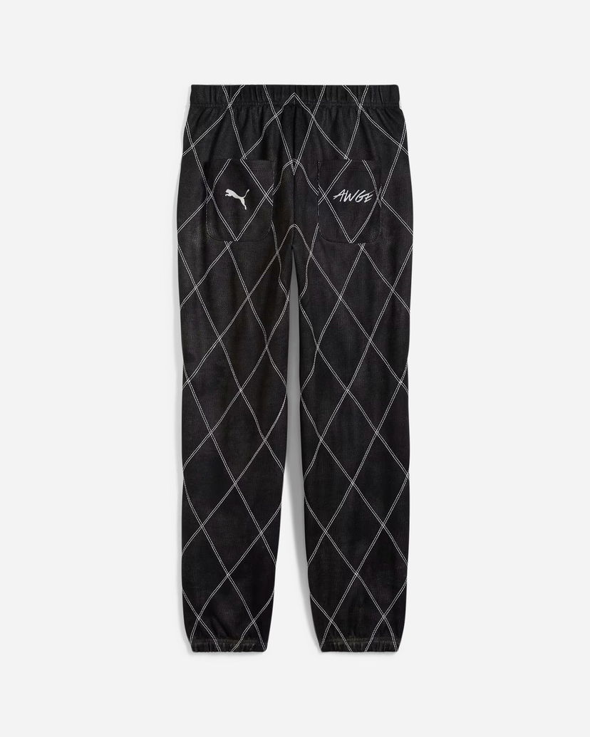 Joggingbukser Puma A$AP Rocky Quilted Sweatpants Sort | 631124-01
