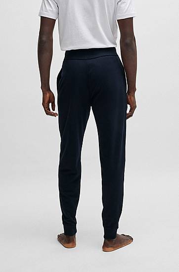 Joggingbukser BOSS Cotton-Terry Tracksuit Bottoms Sort | 50527454, 1