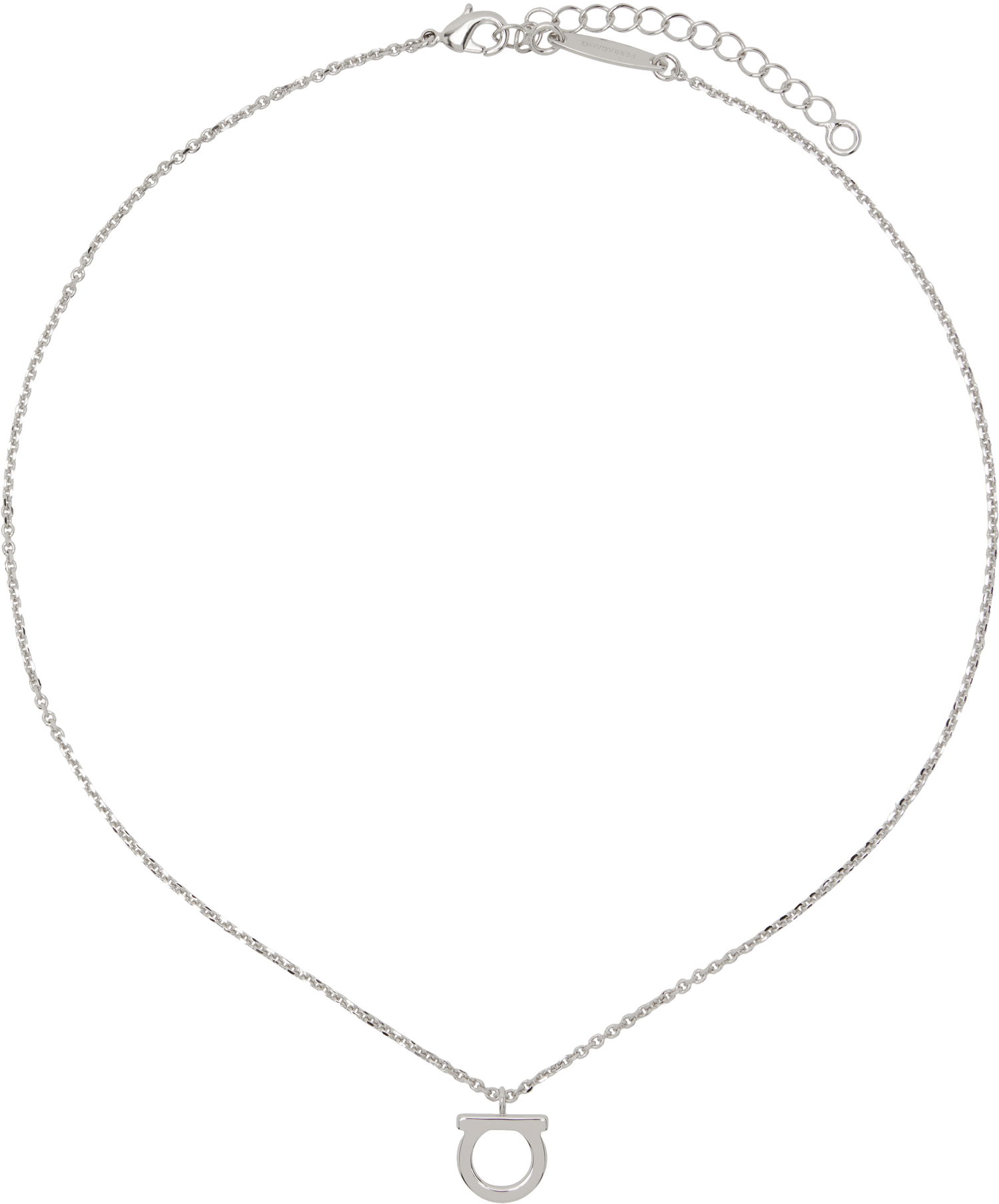 Halskæde FERRAGAMO Ferragamo Gancio Pendant Necklace Metalisk | 696659, 0