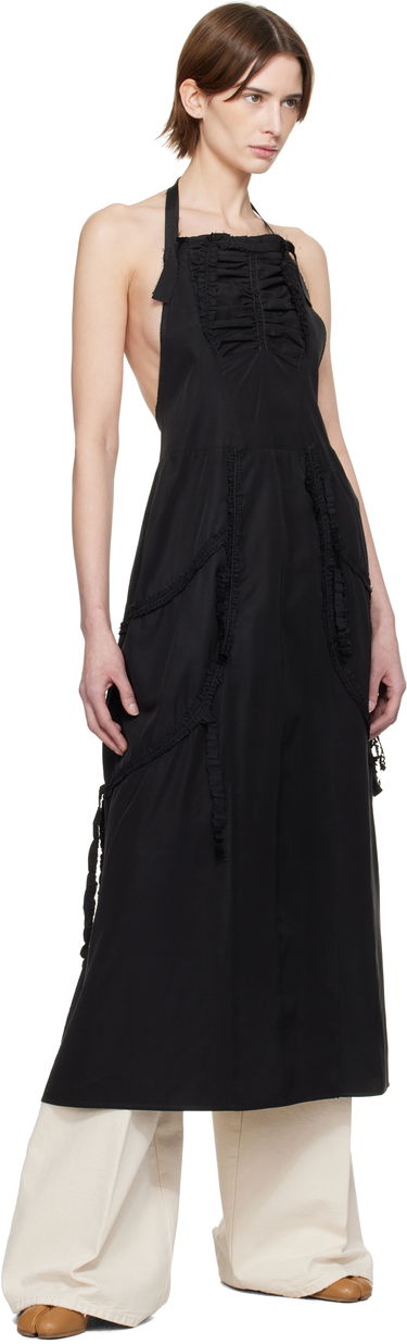 Kjole Maison Margiela Maison Margiela Apron Midi Dress Sort | S51TH0091 M35381, 3
