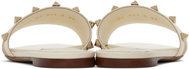 Tilbehør Valentino Valentino Garavani Rockstud Slide Sandals Hvid | 6W0S0MH4HJQ, 1
