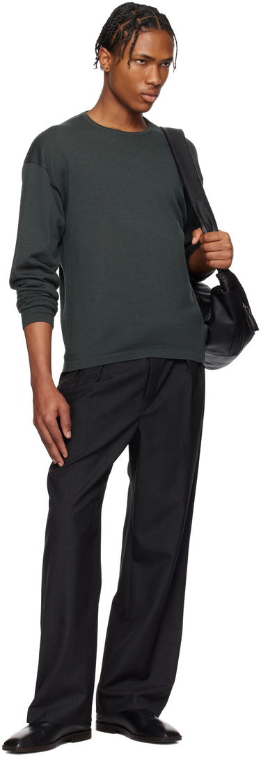Sweater LEMAIRE Lemaire Crew Neck Sweater Grøn | TO1359 LK087, 4