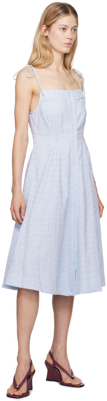 Kjole GUIZIO Guizio Acadia Midi Dress Blå | P24403W098, 3