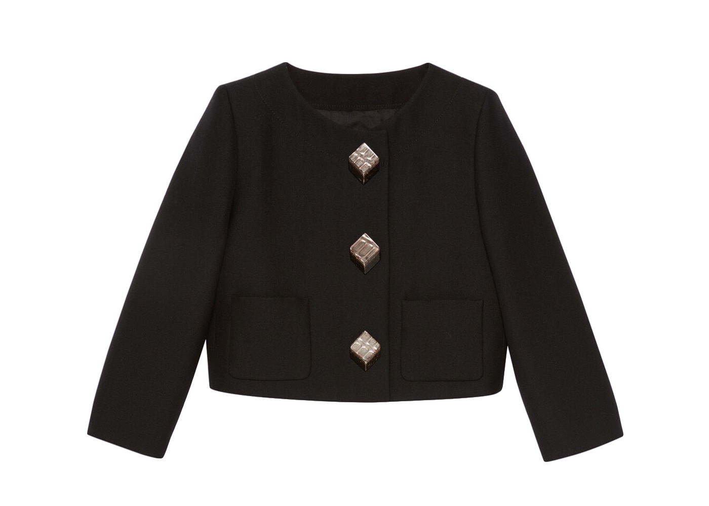 Jakke Gucci Dry Wool Jacket Sort | 731312 ZAK4N 1000, 0