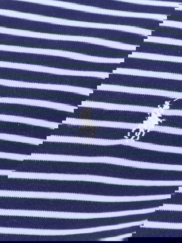 T-shirt Polo by Ralph Lauren Striped Crew Neck T-Shirt by Polo Ralph Lauren Blå | 710961128003, 2