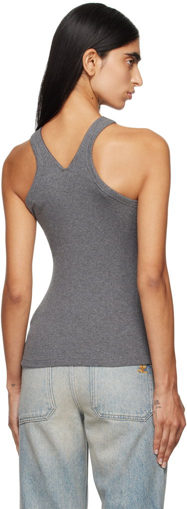 Tanktop Courrèges Criss Cross 90s Style Tank Top Grå | 324JDE079JS0165, 2