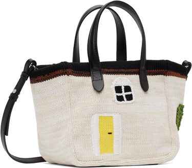 Mulepose JW Anderson JW Anderson Mini Belt House Tote Bag Beige | HB0714-YN0426, 2