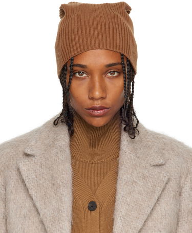 Beanie Studio Nicholson Studio Nicholson Ribbed Beanie Brun | RUGO SNW - 1057, 0