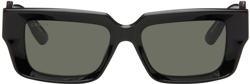 Solbriller Gucci Gucci Black Rectangular Sunglasses Sort | GG1529S-001, 0