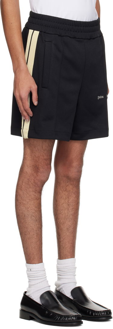 Shorts Palm Angels Palm Angels Embroidered Logo Track Shorts Sort | PMCL004C99FAB0021003, 1