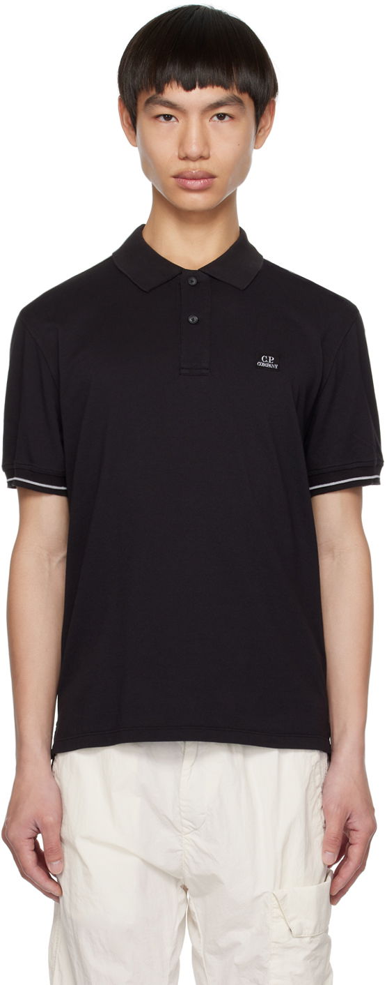 T-shirt C.P. Company Garment-Dyed Polo Tee Sort | 14CMPL253A-006263G, 0