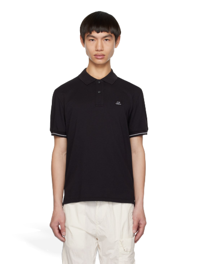 T-shirt C.P. Company Garment-Dyed Polo Tee Sort | 14CMPL253A-006263G