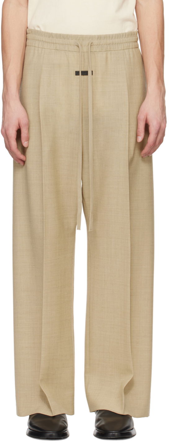 Bukser Fear of God Beige Wide-Leg Trousers Beige | FG840-400WCA, 0