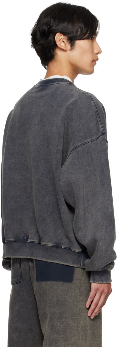 Sweatshirt We11done We11done Bleached Sweatshirt Grå | WD-TS2-25-785-U-DN, 2