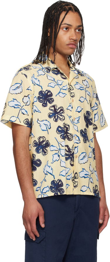 Skjorte Paul Smith PS Paul Smith 'Yukka' Print Shirt Gul | M2R-695U-P22309-10, 1