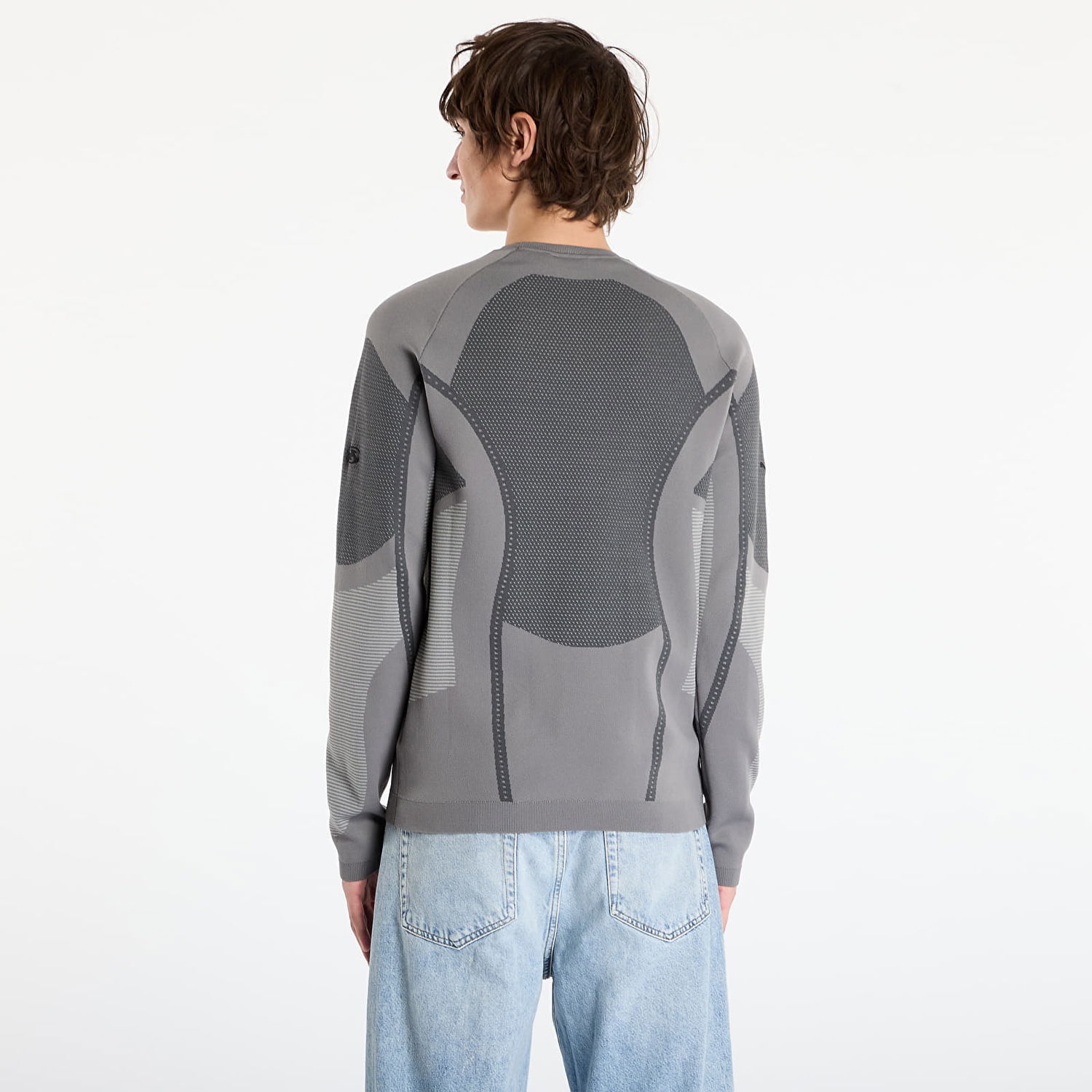 Sweater Puma Puma x San San Gear Knit Long Sleeve Top Grå | 63254908, 1