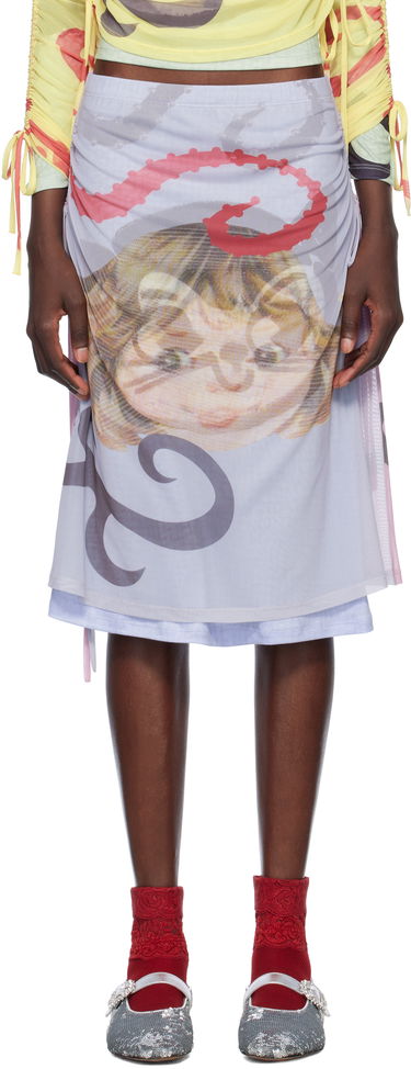 Nederdel Chopova Lowena Chopova Lowena Sam Cat Ballast Midi Skirt Flerfarvet | 3263, 0