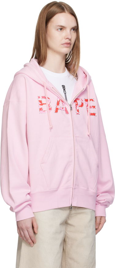 Sweatshirt BAPE ABC Camo Crystal Logo Wide Hoodie Sort | 001ZPL302005L, 4