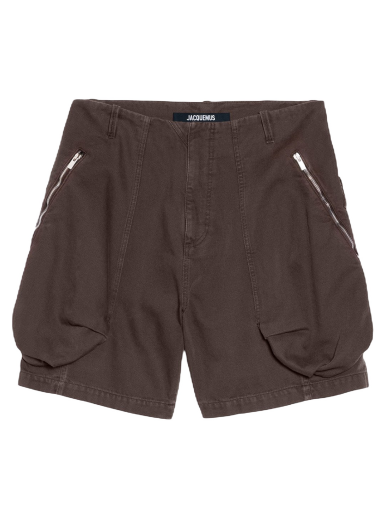 Shorts Jacquemus Le Short Cargo Croissant Brun | 236PA057-1485-880